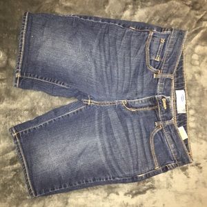Blue jean shorts